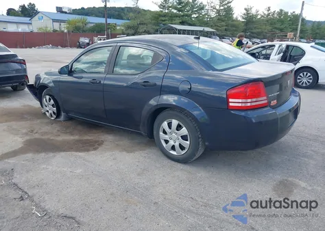 2008 Dodge Avenger Se из США, поврежденный, VIN 1B3LC46R28N241687